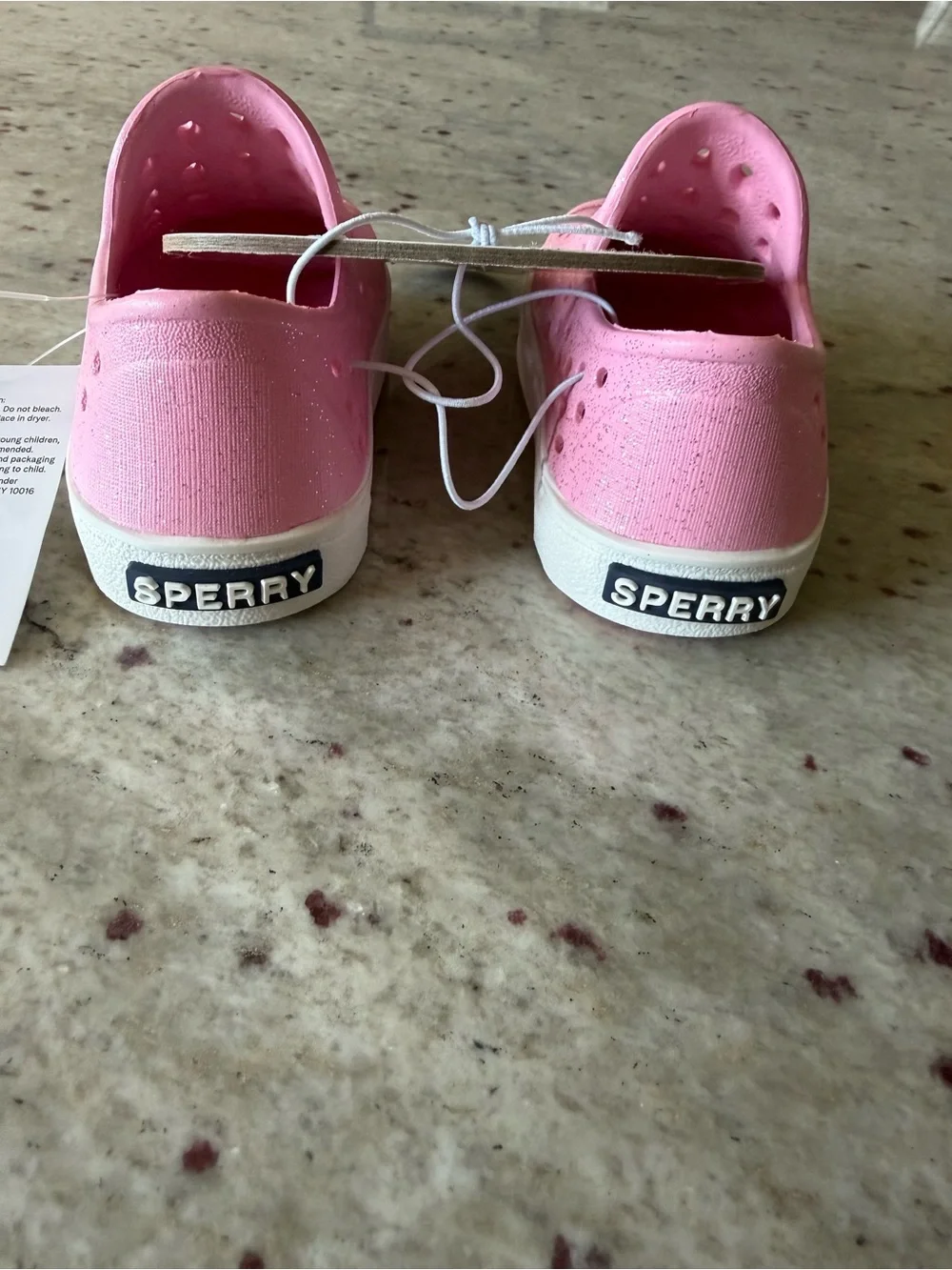 Sperry Infant Light Pink Slip-On Perforated Sneaker
